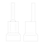 10mm Pin Terminals Red