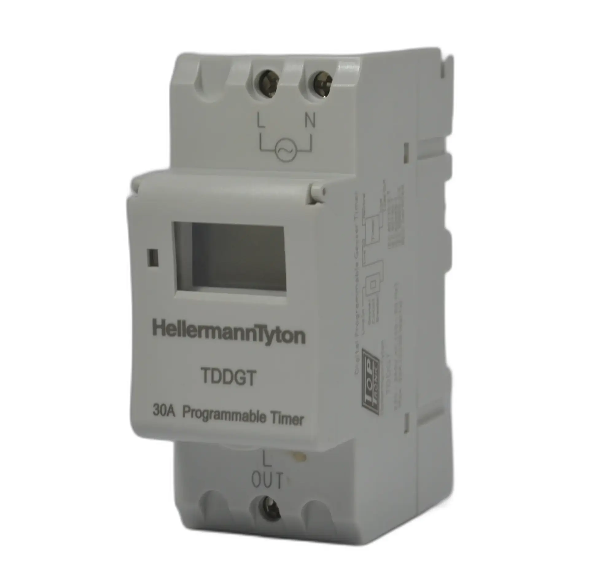 7 Day Dinrail Digital Timer - 1CO Output