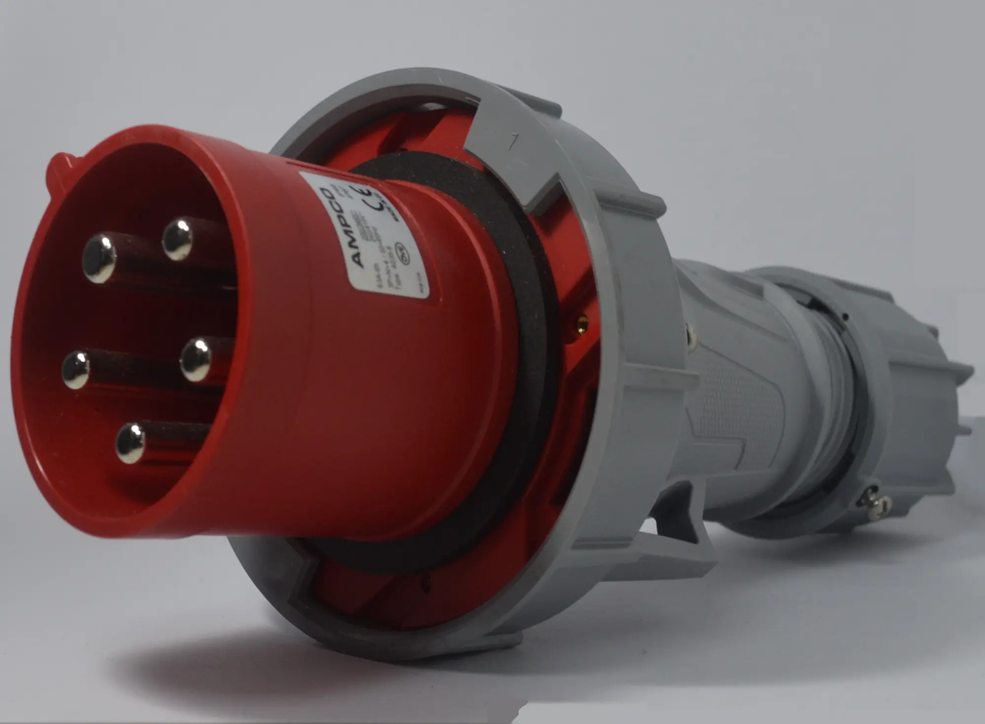 63A 5 Pin Round Plugtop - A035-6