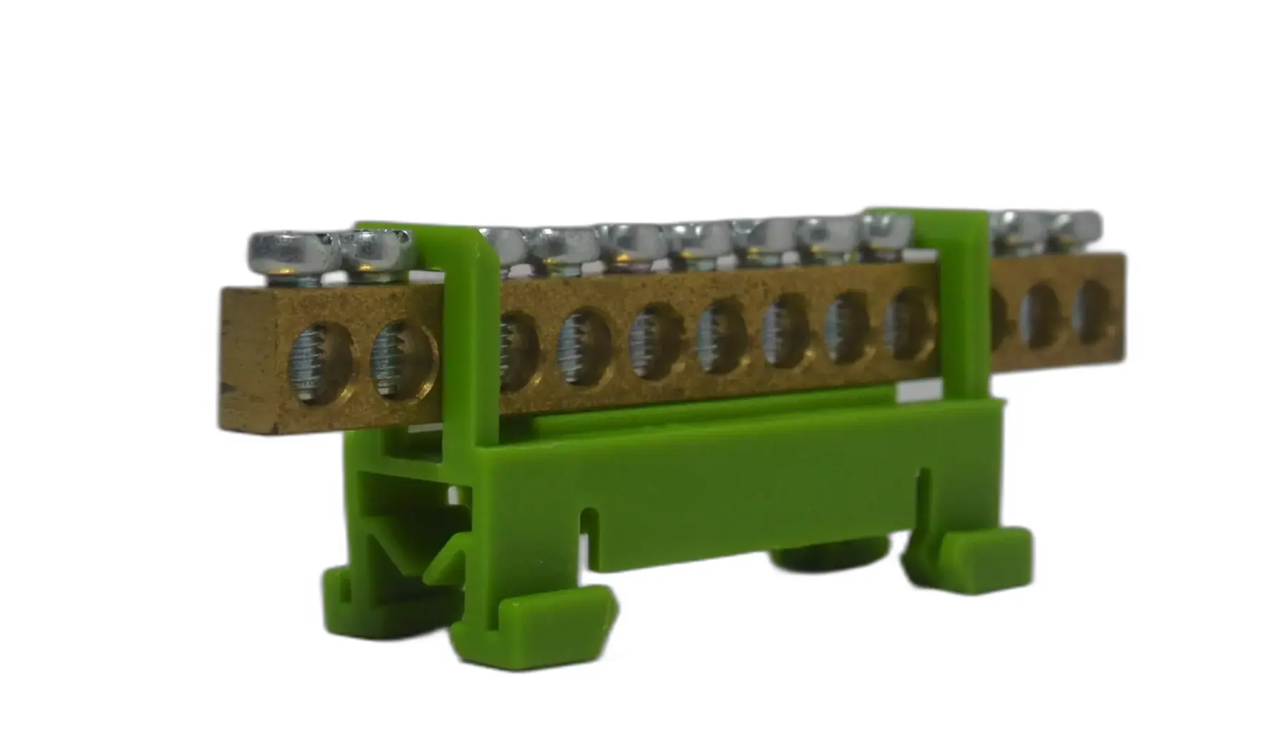12 Way Earth Bar Din Rail sideview