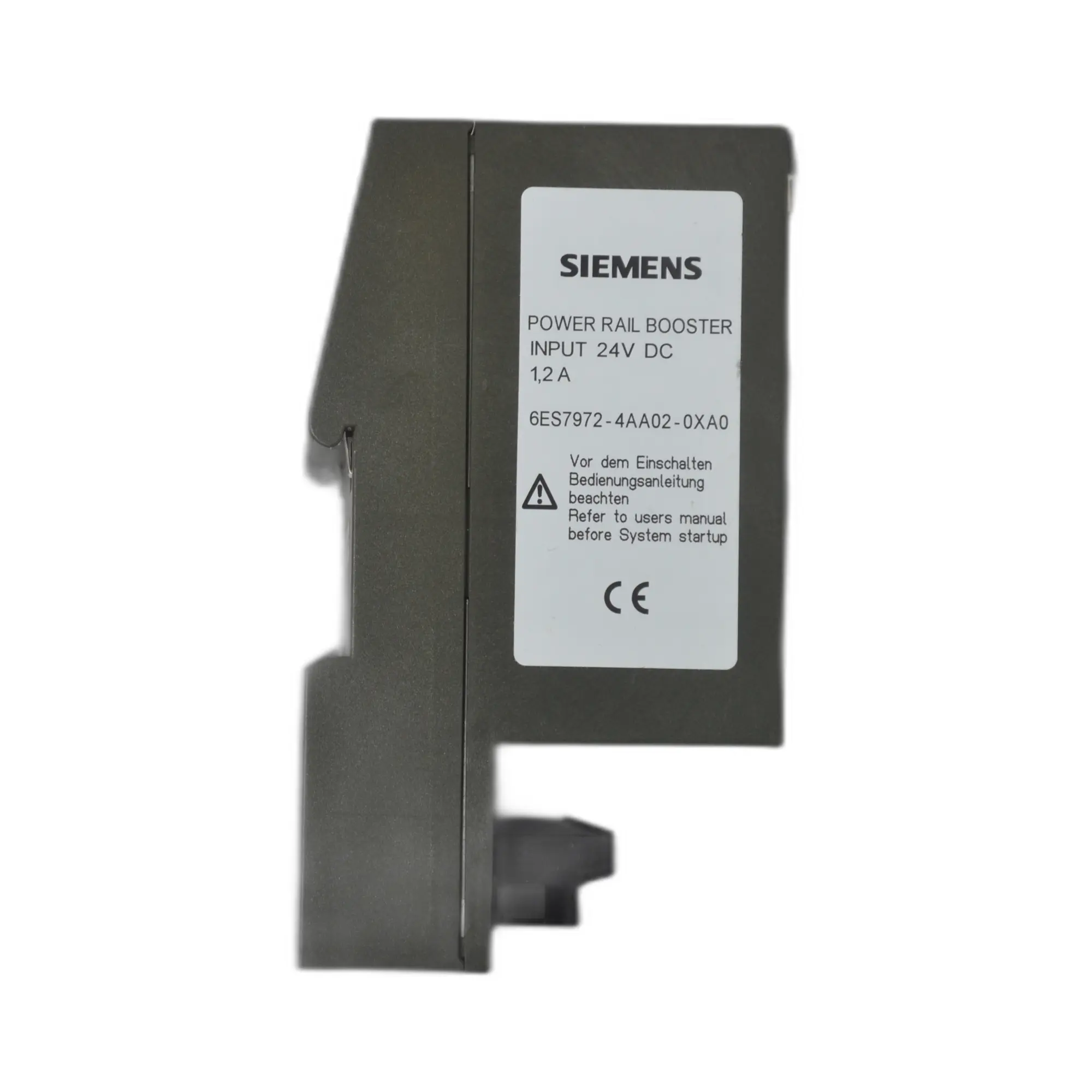 Siemens 6ES7972-5AA02-0XA0 Power Rail Booster sideview