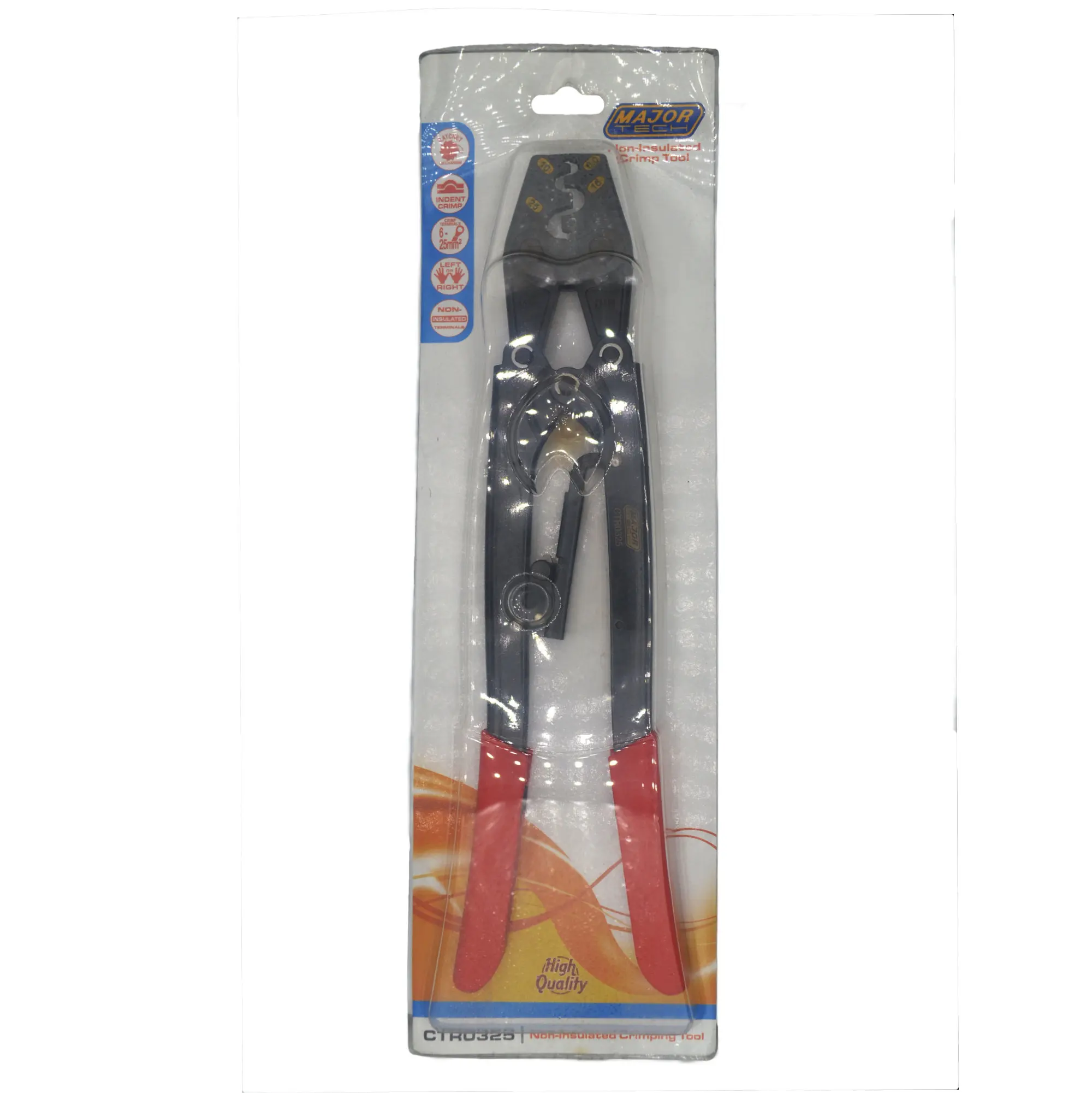 Major Tech CTR0325 Ratchet Crimping Tool (6–25 mm²)