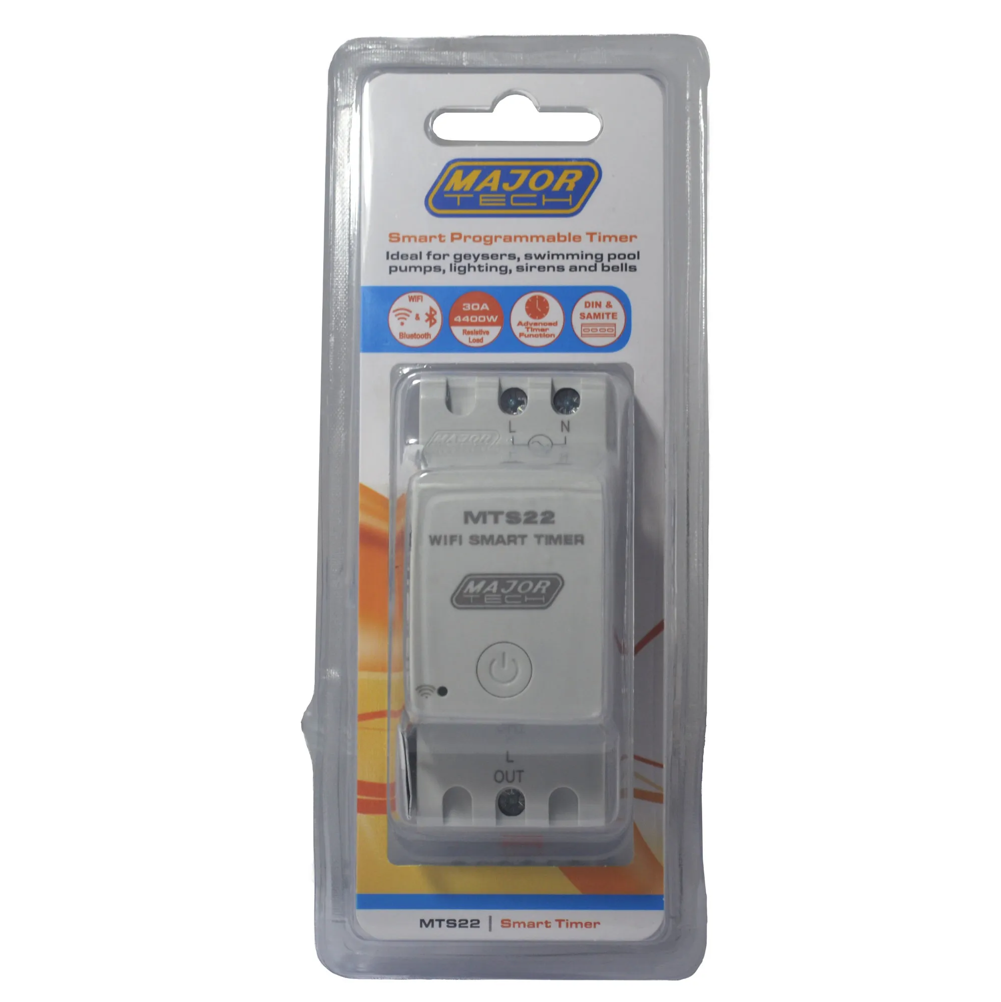 Major Tech MTS22 Smart Programmable WiFi Timer