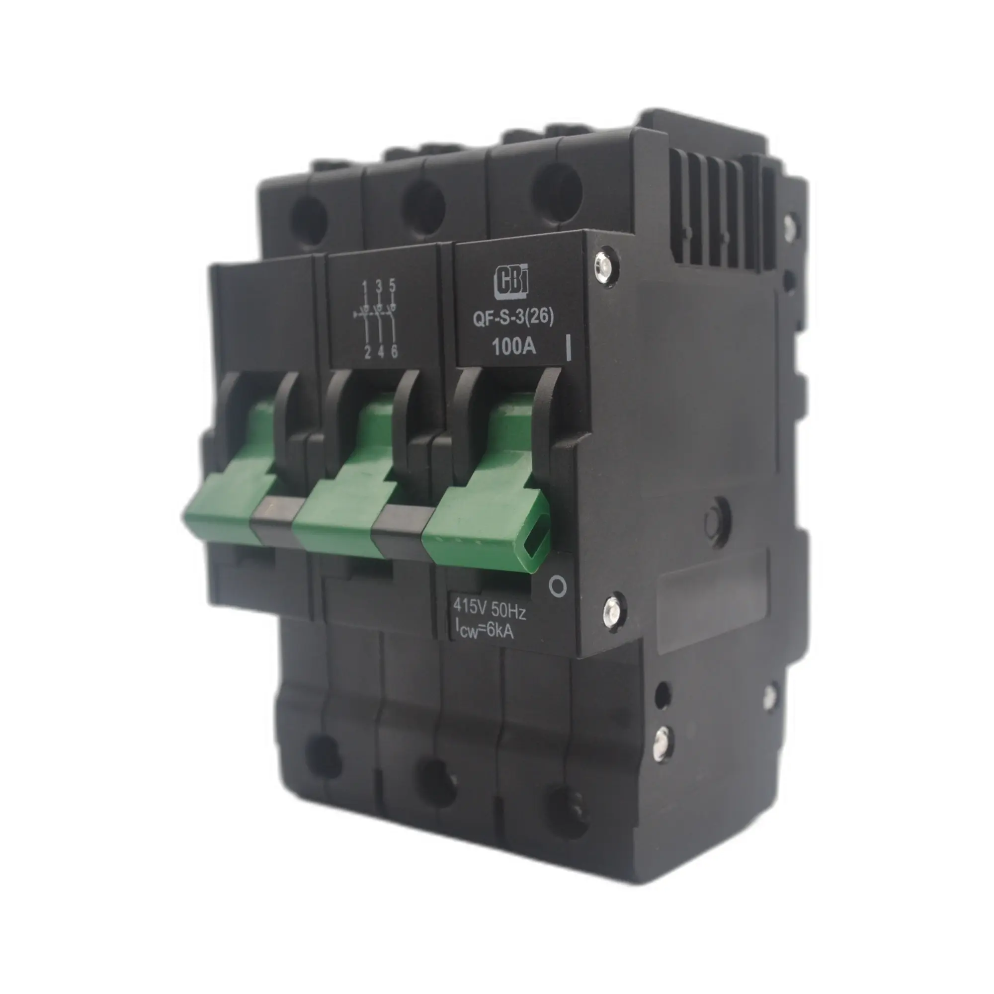 CBI CQF63100I 100A 3-Pole 6 kA Switch Disconnector (Isolator)